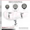Service Caster 5 Inch Rubber on Aluminum Wheel Rigid Caster with Ball Bearing SCC SCC-20R520-RAB - alternate 2